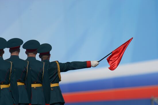 Victory Parade general rehearsal held on Red Square