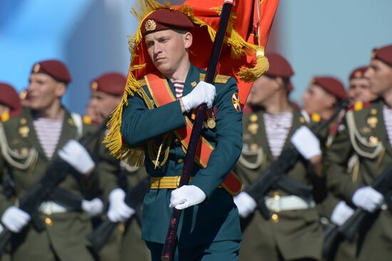 Victory Parade general rehearsal held on Red Square