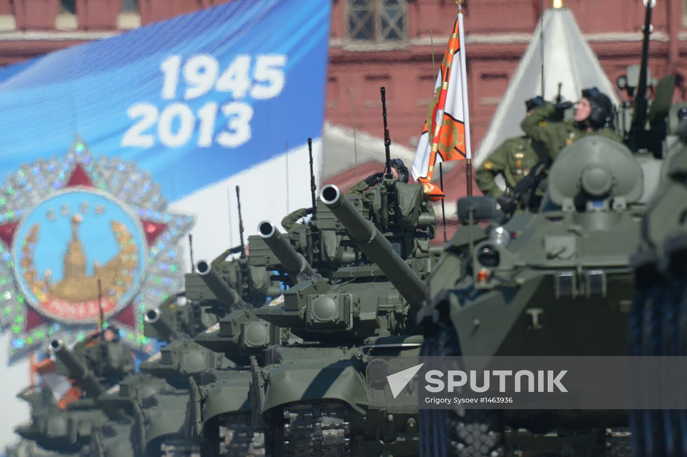 Victory Parade general rehearsal held on Red Square