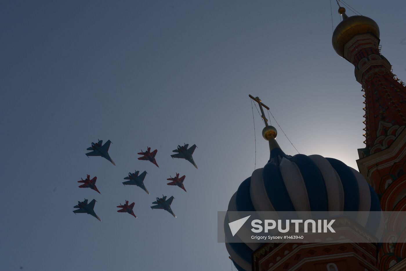 Victory Parade general rehearsal held on Red Square