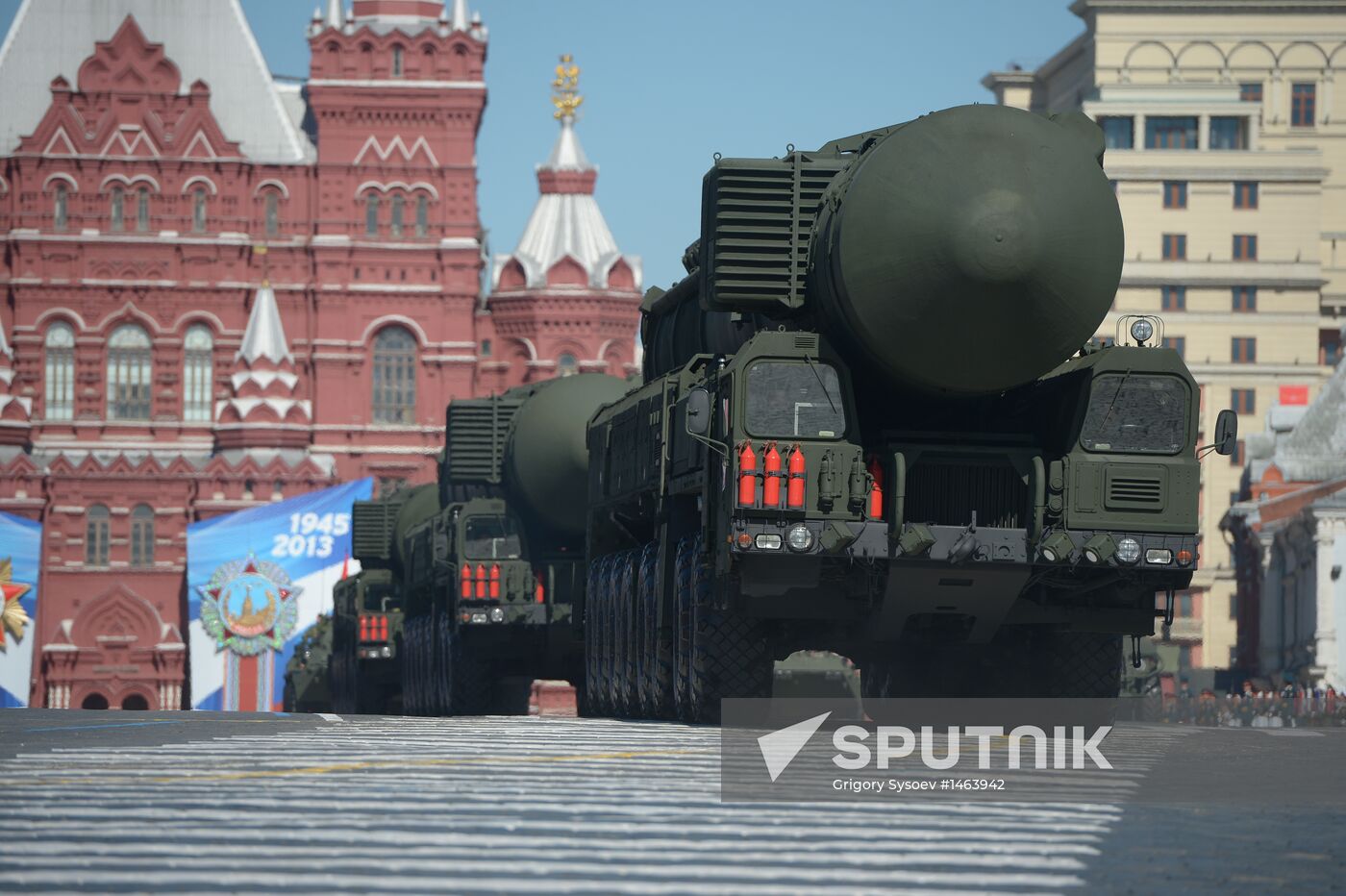 Victory Parade general rehearsal held on Red Square