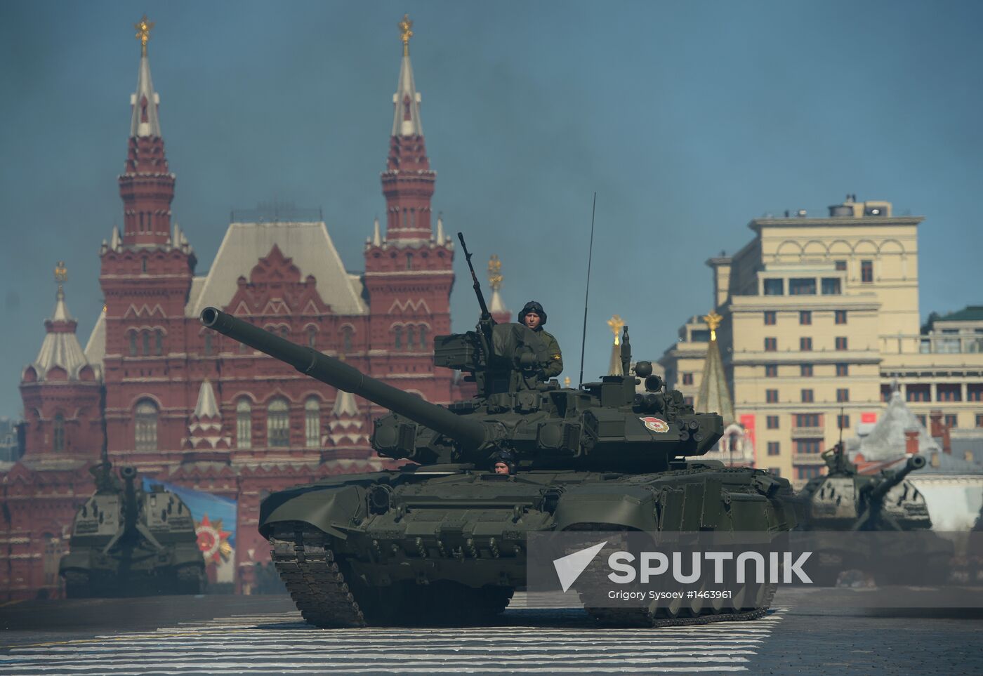 Victory Parade general rehearsal held on Red Square