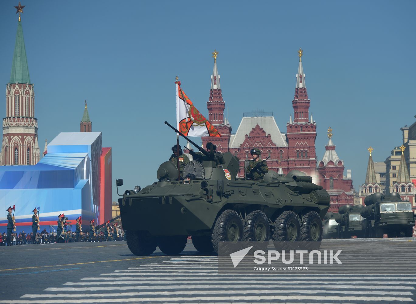 Victory Parade general rehearsal held on Red Square