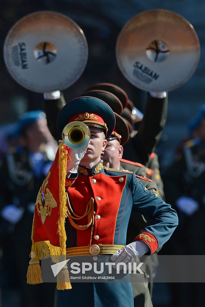 Victory Parade general rehearsal held on Red Square