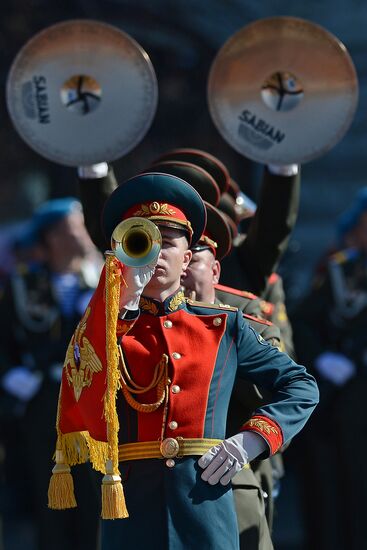 Victory Parade general rehearsal held on Red Square