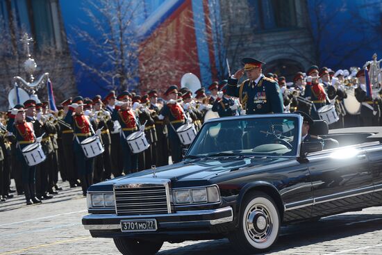 Victory Parade general rehearsal held on Red Square