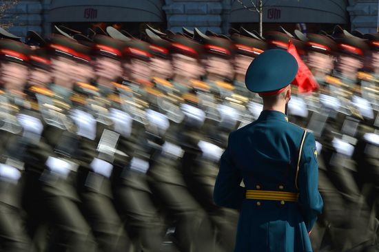 Victory Parade general rehearsal held on Red Square
