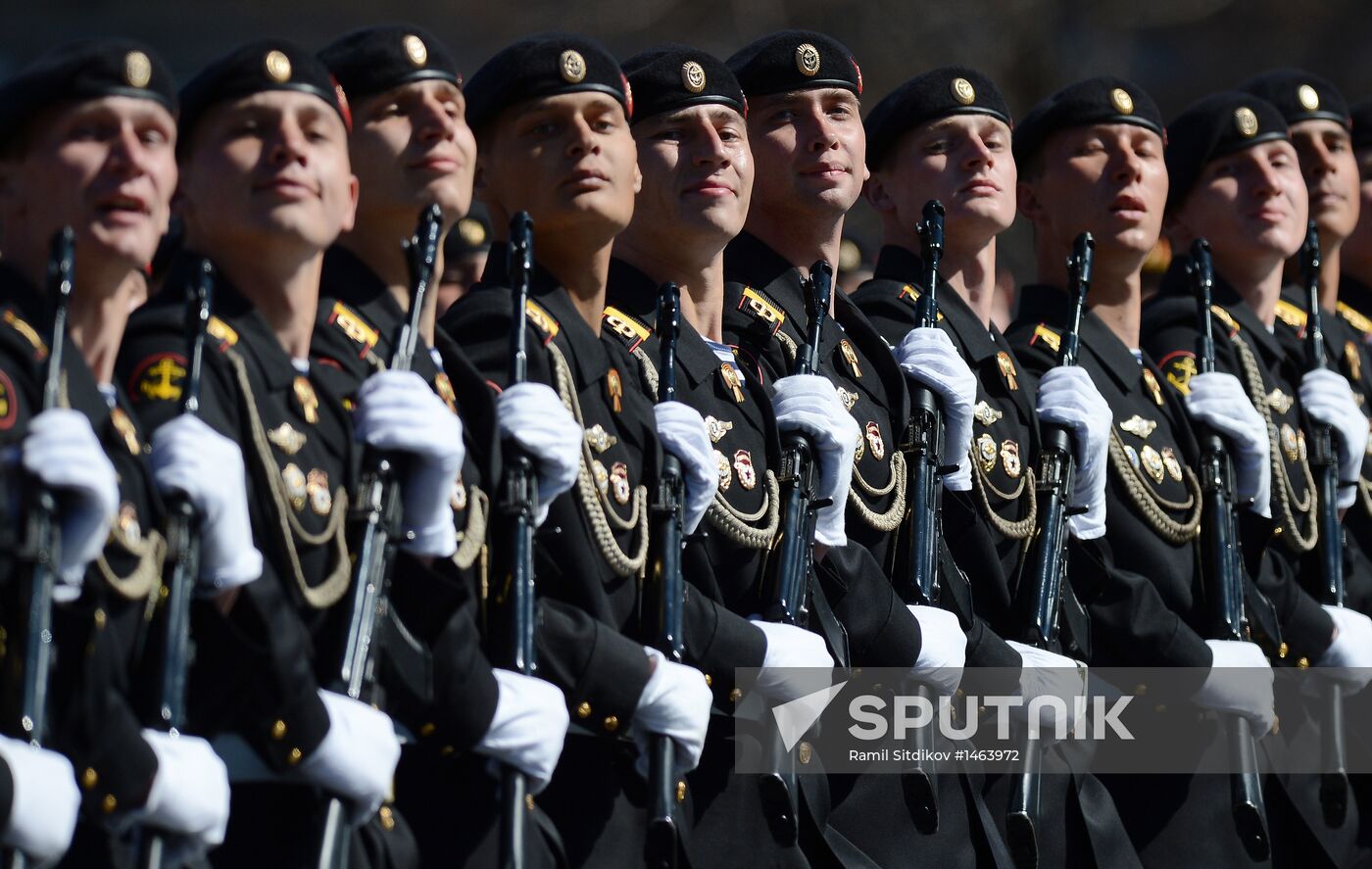 Victory Parade general rehearsal held on Red Square