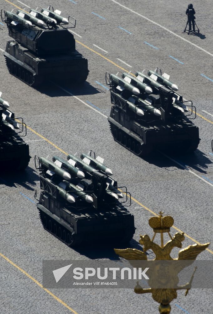 Victory Parade general rehearsal held on Red Square