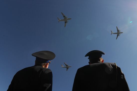 Victory Parade general rehearsal held on Red Square