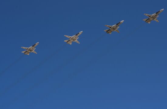 Victory Parade general rehearsal held on Red Square