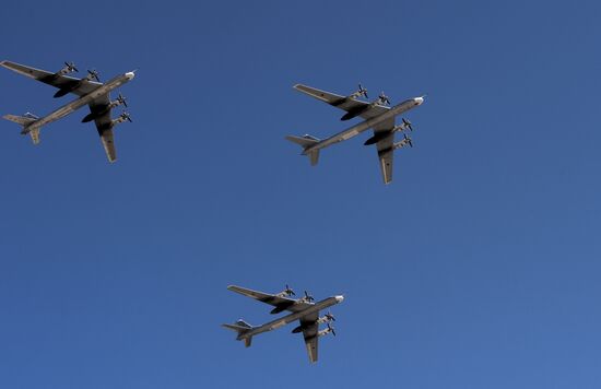Victory Parade general rehearsal held on Red Square