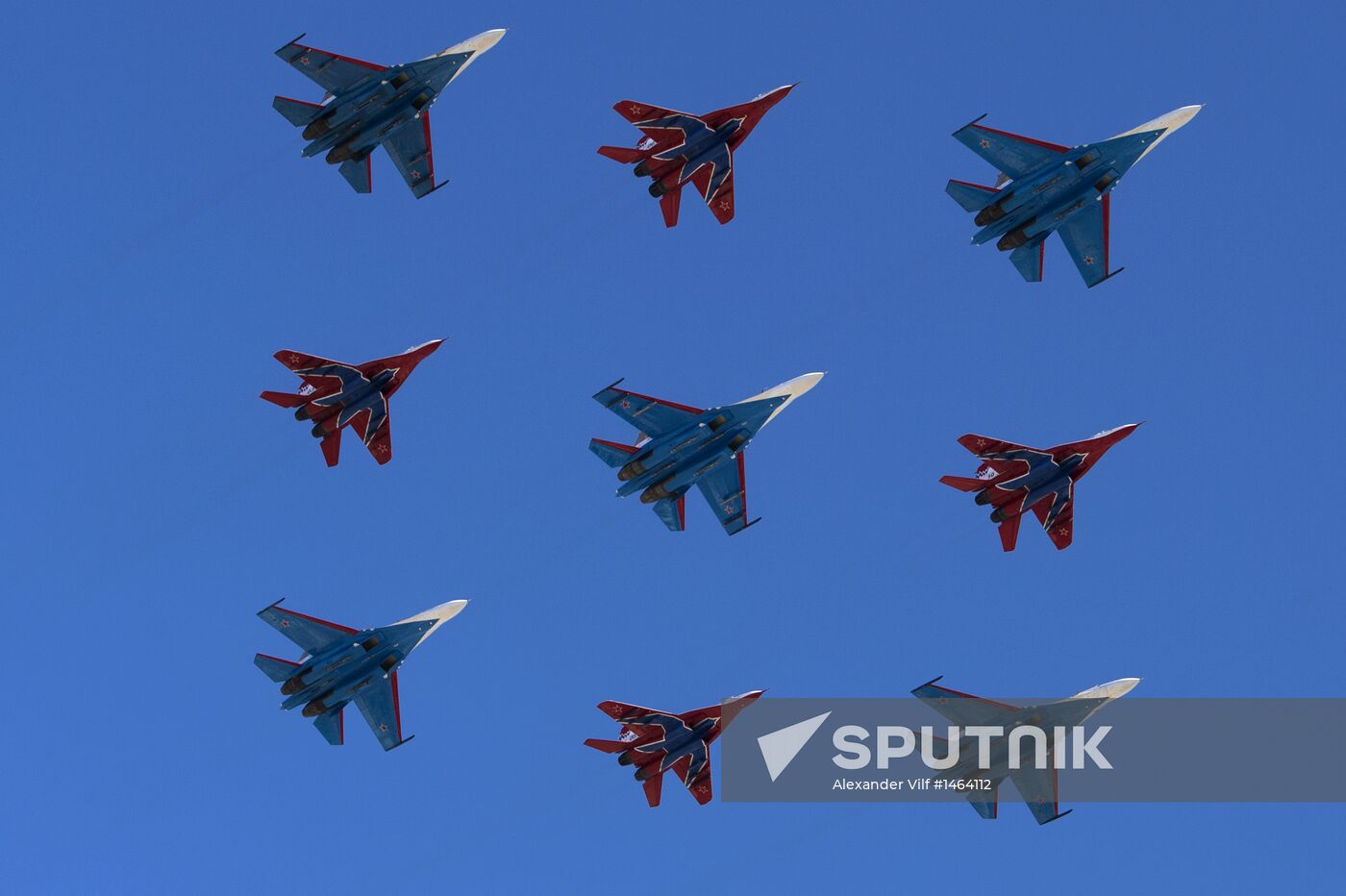 Victory Parade general rehearsal held on Red Square