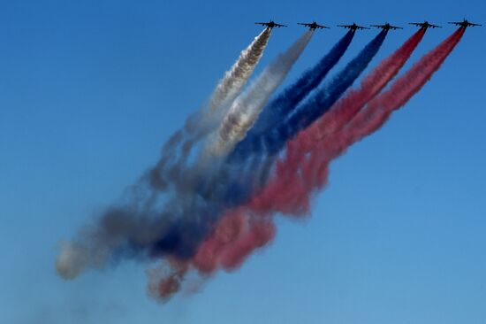 Victory Parade general rehearsal held on Red Square