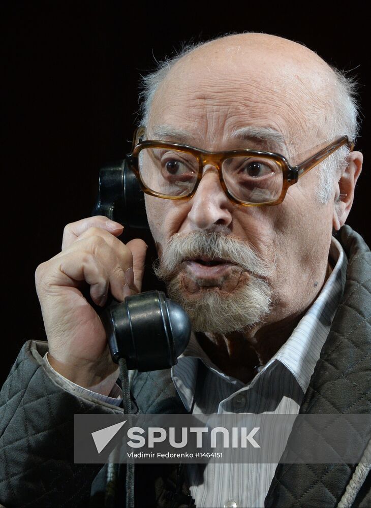 Dress rehearsal of "Okayomovs’ Lifetime" at Vakhtangov Theater