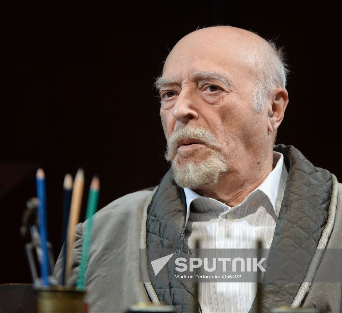 Dress rehearsal of "Okayomovs’ Lifetime" at Vakhtangov Theater