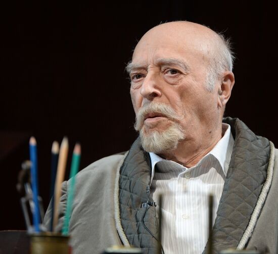 Dress rehearsal of "Okayomovs’ Lifetime" at Vakhtangov Theater