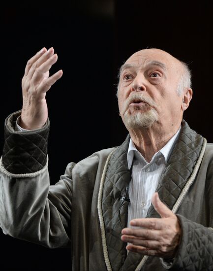 Dress rehearsal of "Okayomovs’ Lifetime" at Vakhtangov Theater