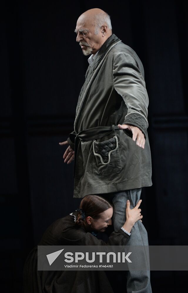 Dress rehearsal of "Okayomovs’ Lifetime" at Vakhtangov Theater