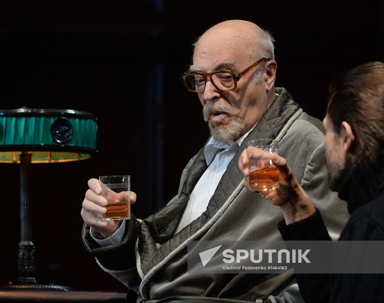 Dress rehearsal of "Okayomovs’ Lifetime" at Vakhtangov Theater