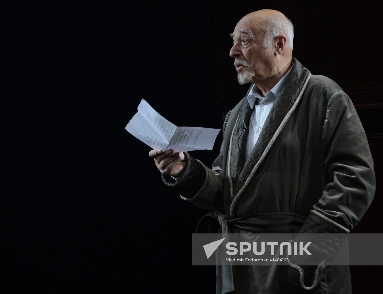 Dress rehearsal of "Okayomovs’ Lifetime" at Vakhtangov Theater