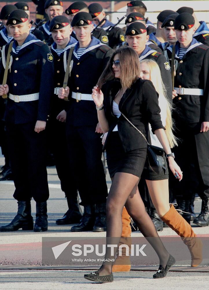 Victory Parade general rehearsal held in Vladivostok