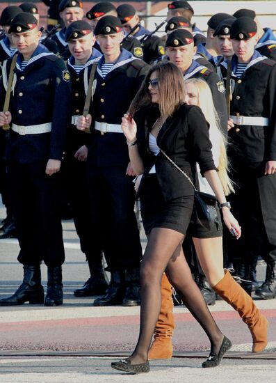 Victory Parade general rehearsal held in Vladivostok