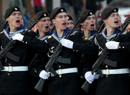 Victory Parade general rehearsal held in Vladivostok