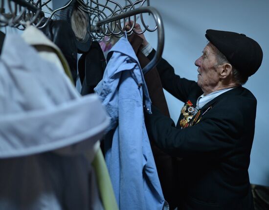 Veterans meeting on the eve of the Victory Day