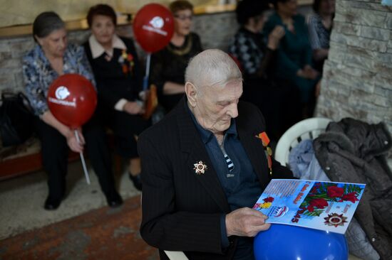 Veterans meet before Victory Day