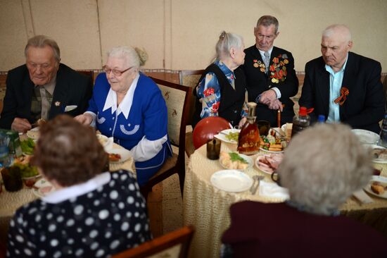Veterans meet before Victory Day