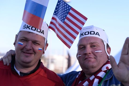 2013 IIHF Ice Hockey World Championship. Russia vs. USA