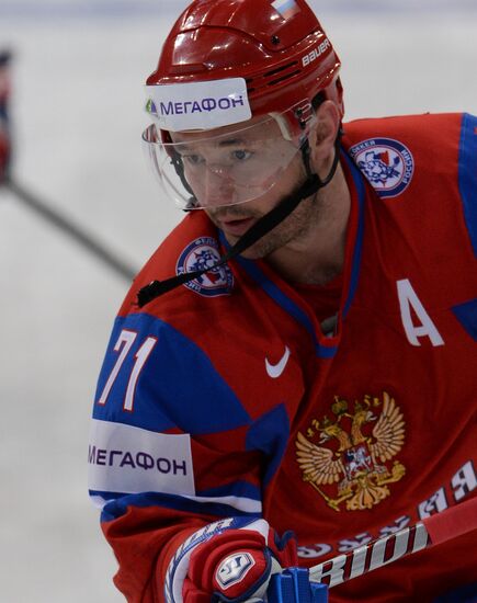 2013 IIHF Ice Hockey World Championship. Russia vs. USA