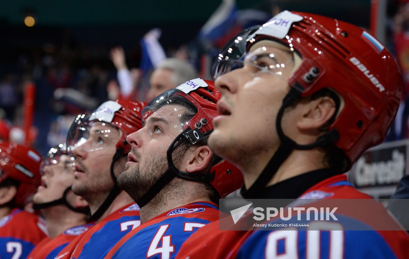 2013 IIHF Ice Hockey World Championship. Russia vs. USA