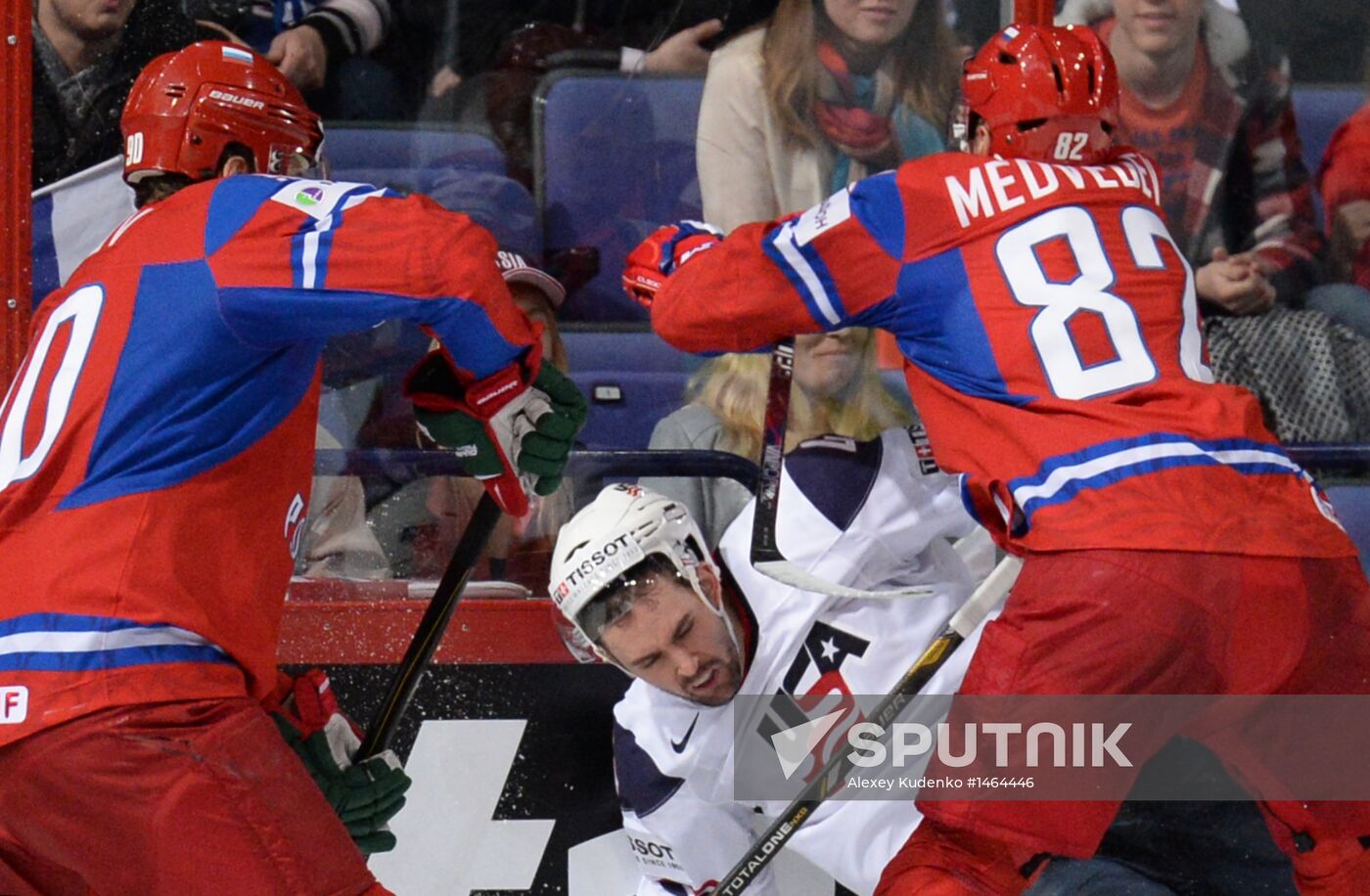 2013 IIHF Ice Hockey World Championship. Russia vs. USA