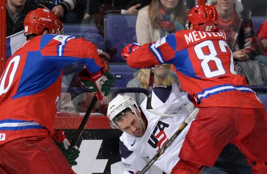 2013 IIHF Ice Hockey World Championship. Russia vs. USA