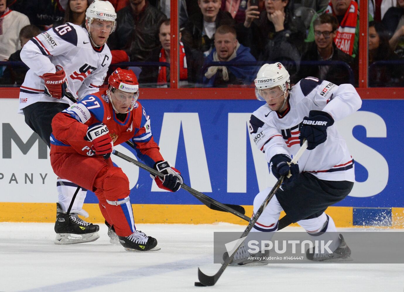 2013 IIHF Ice Hockey World Championship. Russia vs. USA