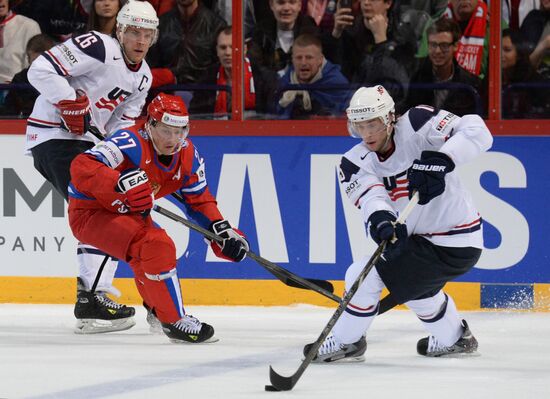 2013 IIHF Ice Hockey World Championship. Russia vs. USA