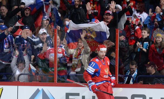 2013 IIHF Ice Hockey World Championship. Russia vs. USA