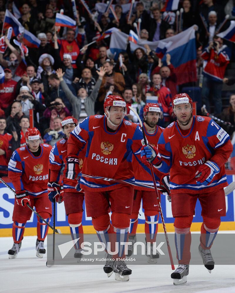 2013 IIHF Ice Hockey World Championship. Russia vs. USA