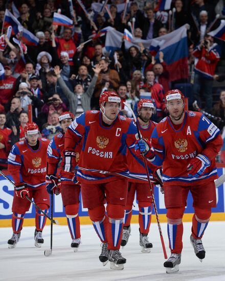 2013 IIHF Ice Hockey World Championship. Russia vs. USA