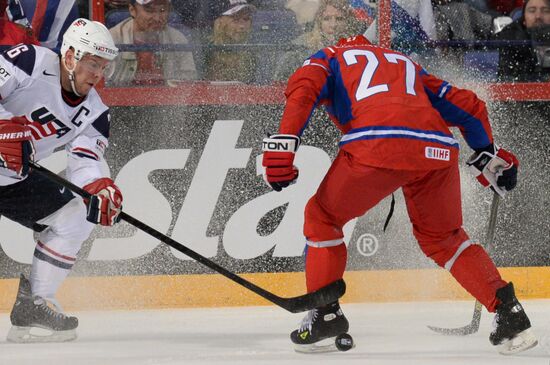 2013 IIHF Ice Hockey World Championship. Russia vs. USA