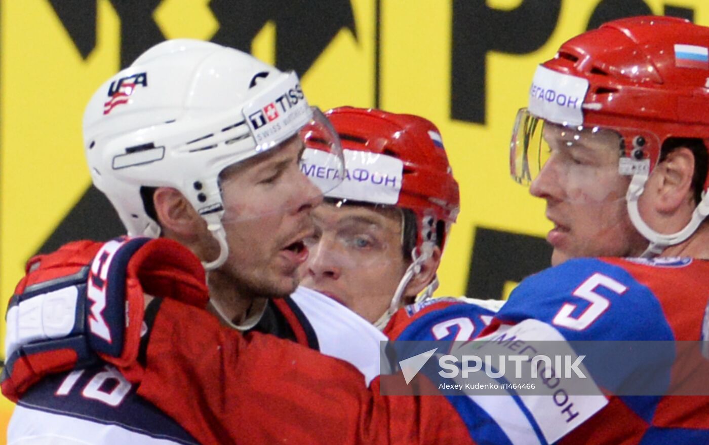 2013 IIHF Ice Hockey World Championship. Russia vs. USA