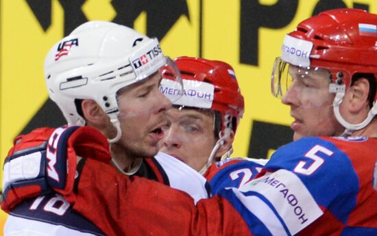 2013 IIHF Ice Hockey World Championship. Russia vs. USA