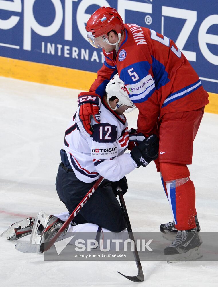 2013 IIHF Ice Hockey World Championship. Russia vs. USA