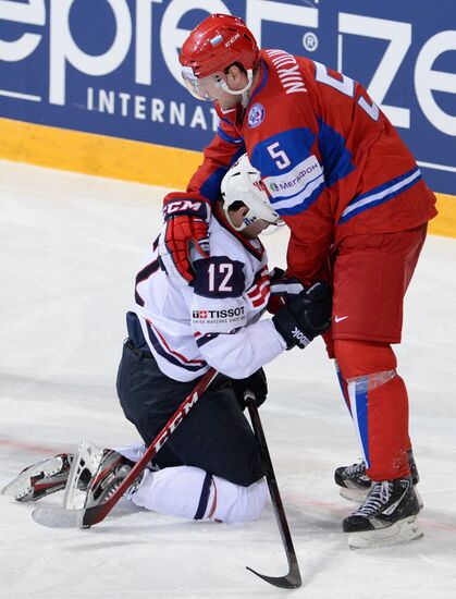 2013 IIHF Ice Hockey World Championship. Russia vs. USA