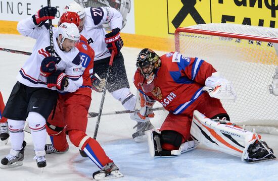 2013 IIHF Ice Hockey World Championship. Russia vs. USA