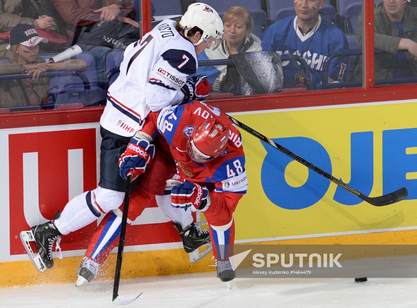 2013 IIHF Ice Hockey World Championship. Russia vs. USA