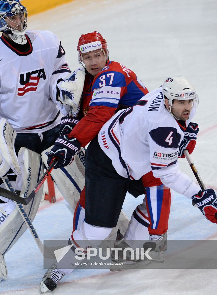 2013 IIHF Ice Hockey World Championship. Russia vs. USA