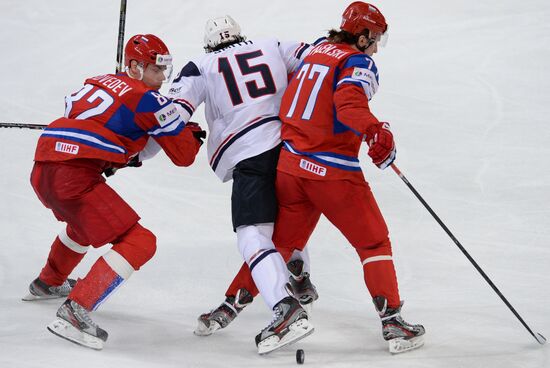 2013 IIHF Ice Hockey World Championship. Russia vs. USA
